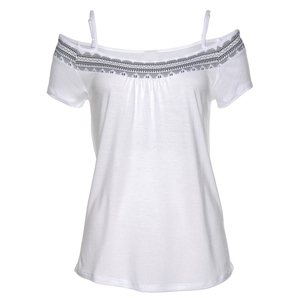 Tops And Blouses Summer Adjustable Spaghetti Straps Top