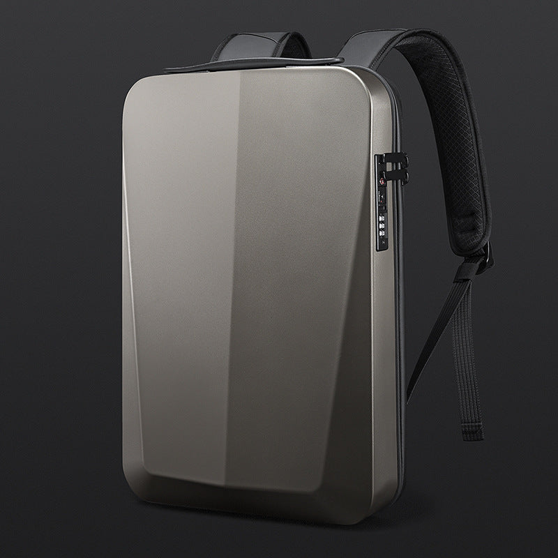 Business Laptop Backpack – Carbon Fiber Hard Case for Work & Commute