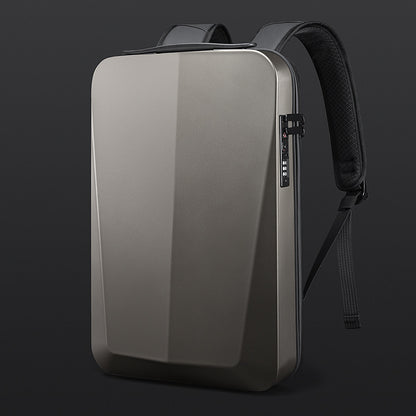 Business Laptop Backpack – Carbon Fiber Hard Case for Work & Commute