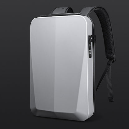 Business Laptop Backpack – Carbon Fiber Hard Case for Work & Commute