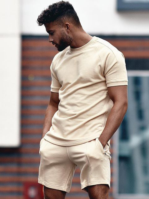 Men's 2-Piece Sports Set – Short Sleeve T-Shirt & Shorts