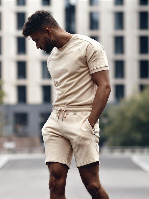 Men's 2-Piece Sports Set – Short Sleeve T-Shirt & Shorts