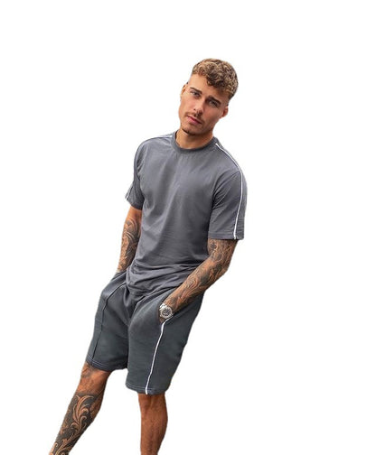 Men's 2-Piece Sports Set – Short Sleeve T-Shirt & Shorts
