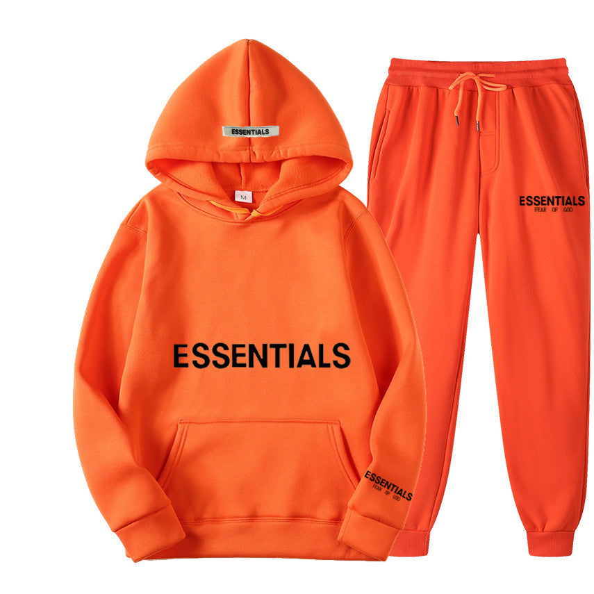 Men's Hoodie Set – Fleece-Lined Matching Couple Streetwear