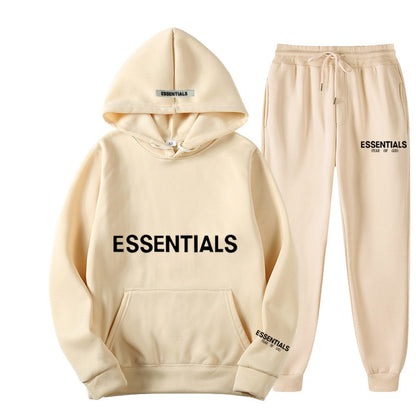 Men's Hoodie Set – Fleece-Lined Matching Couple Streetwear