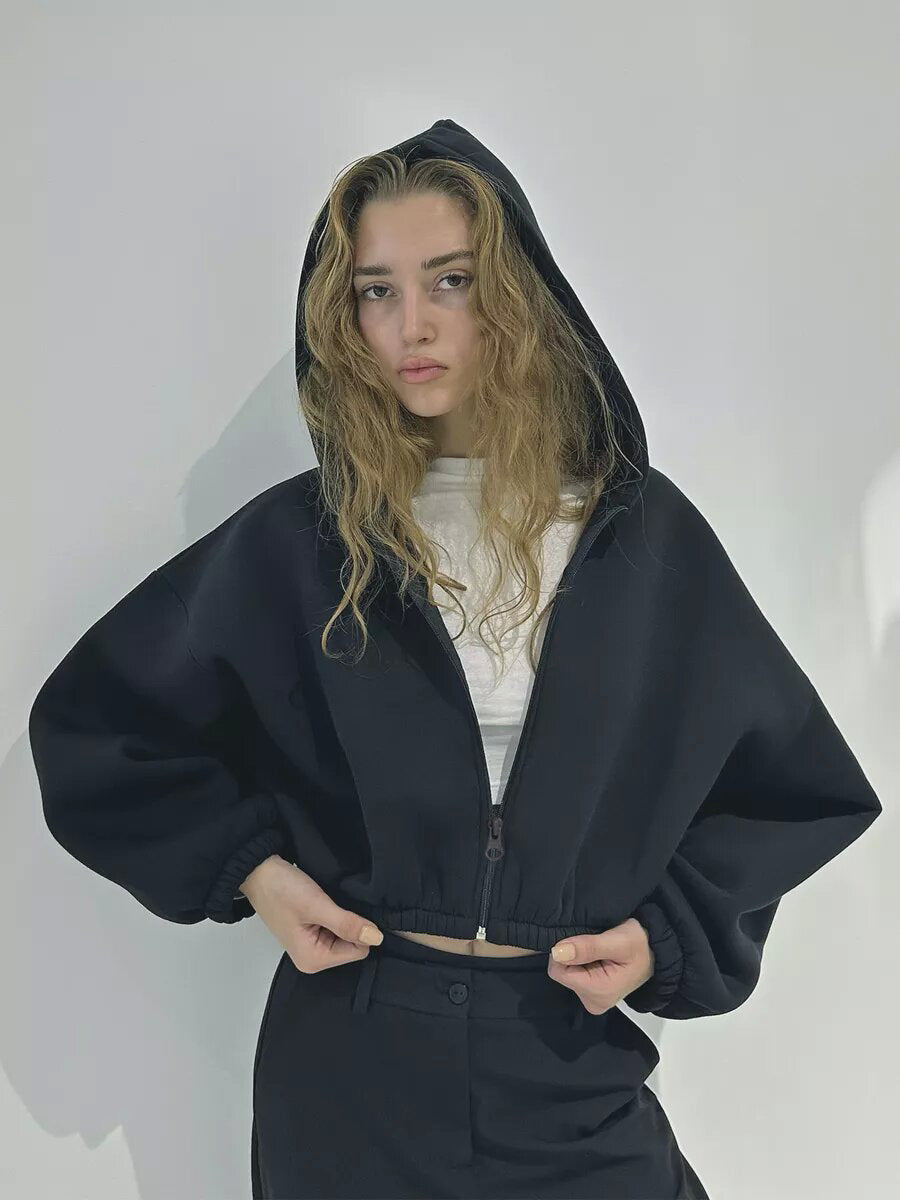 Casual Women's Hooded Long Sleeve Sweatshirt