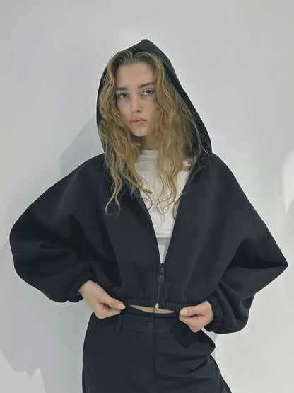 Casual Women's Hooded Long Sleeve Sweatshirt