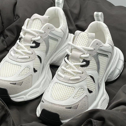 Women's Sneakers – White Casual Running Shoes for Everyday Style