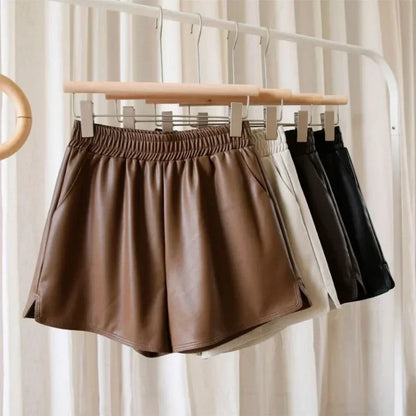Women's Wide Leg Shorts – High Waist Elastic Casual Summer Style