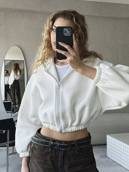 Casual Women's Hooded Long Sleeve Sweatshirt
