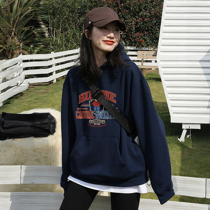 Style Hooded Lightweight Sweatshirt for Women