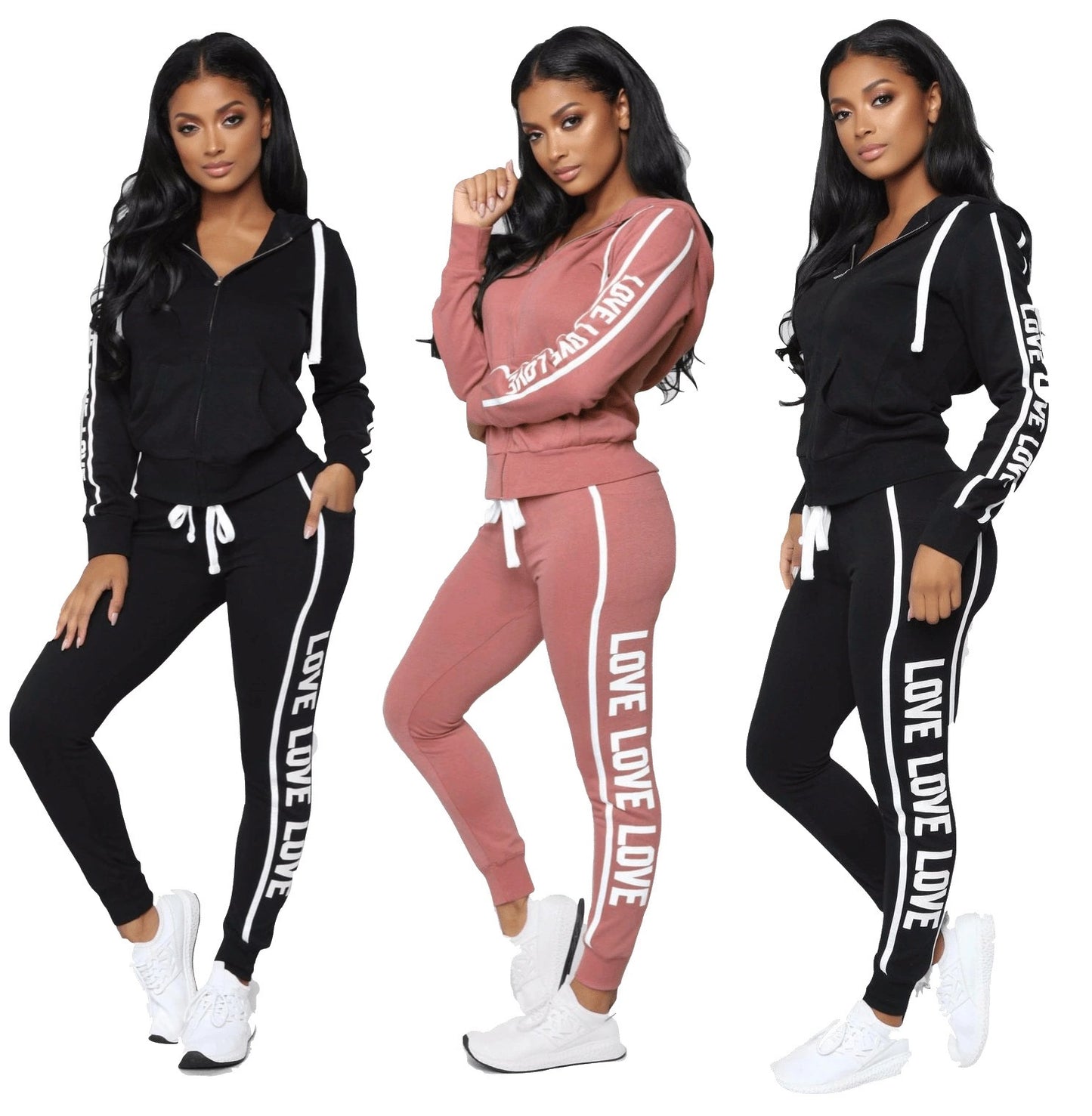 Women's Casual Sports Tracksuit Set