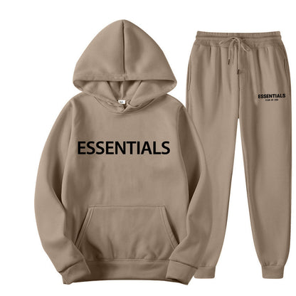 Men's Hoodie Set – Fleece-Lined Matching Couple Streetwear