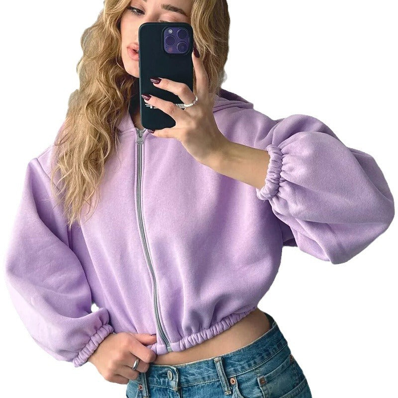 Casual Women's Hooded Long Sleeve Sweatshirt