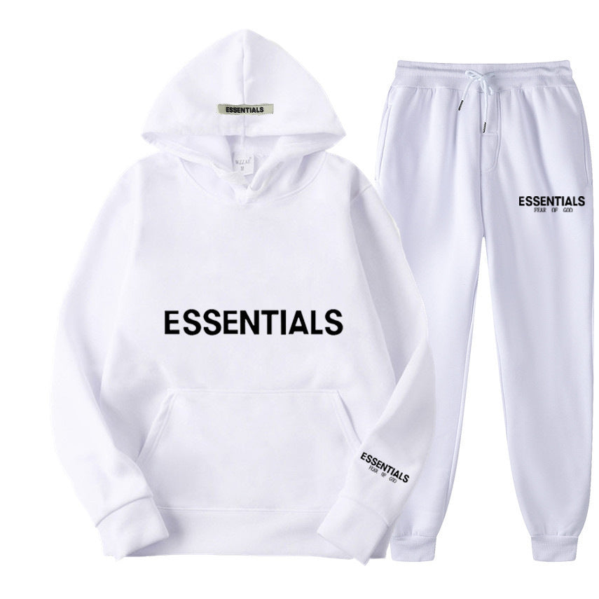 Men's Hoodie Set – Fleece-Lined Matching Couple Streetwear