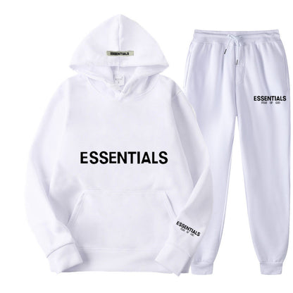 Men's Hoodie Set – Fleece-Lined Matching Couple Streetwear