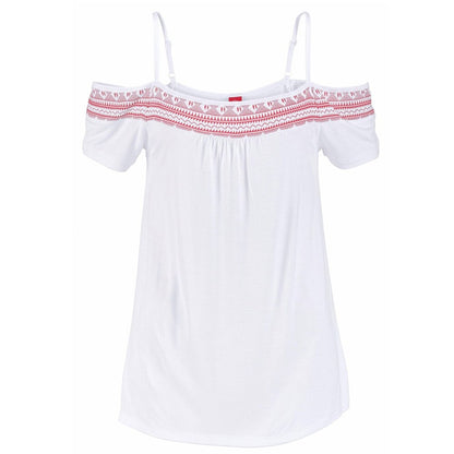 Tops And Blouses Summer Adjustable Spaghetti Straps Top