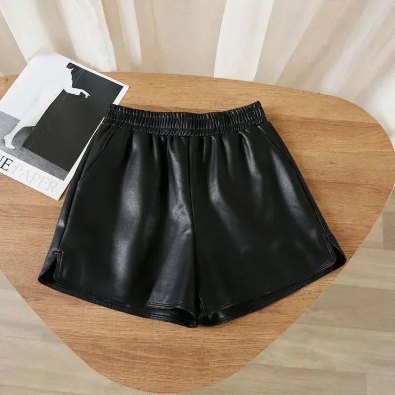 Women's Wide Leg Shorts – High Waist Elastic Casual Summer Style