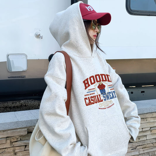 Style Hooded Lightweight Sweatshirt for Women