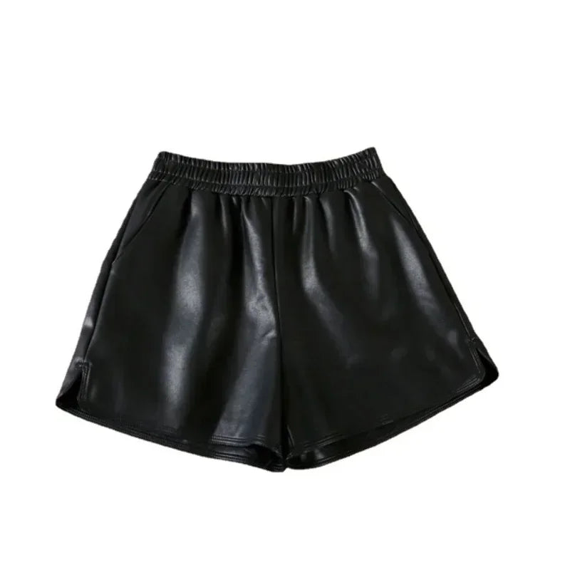 Women's Wide Leg Shorts – High Waist Elastic Casual Summer Style