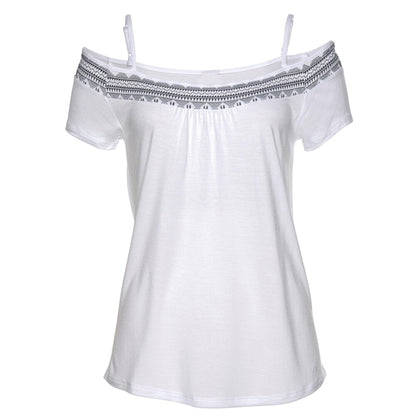 Tops And Blouses Summer Adjustable Spaghetti Straps Top