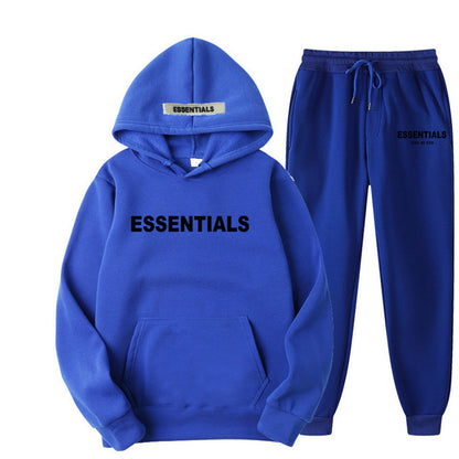 Men's Hoodie Set – Fleece-Lined Matching Couple Streetwear