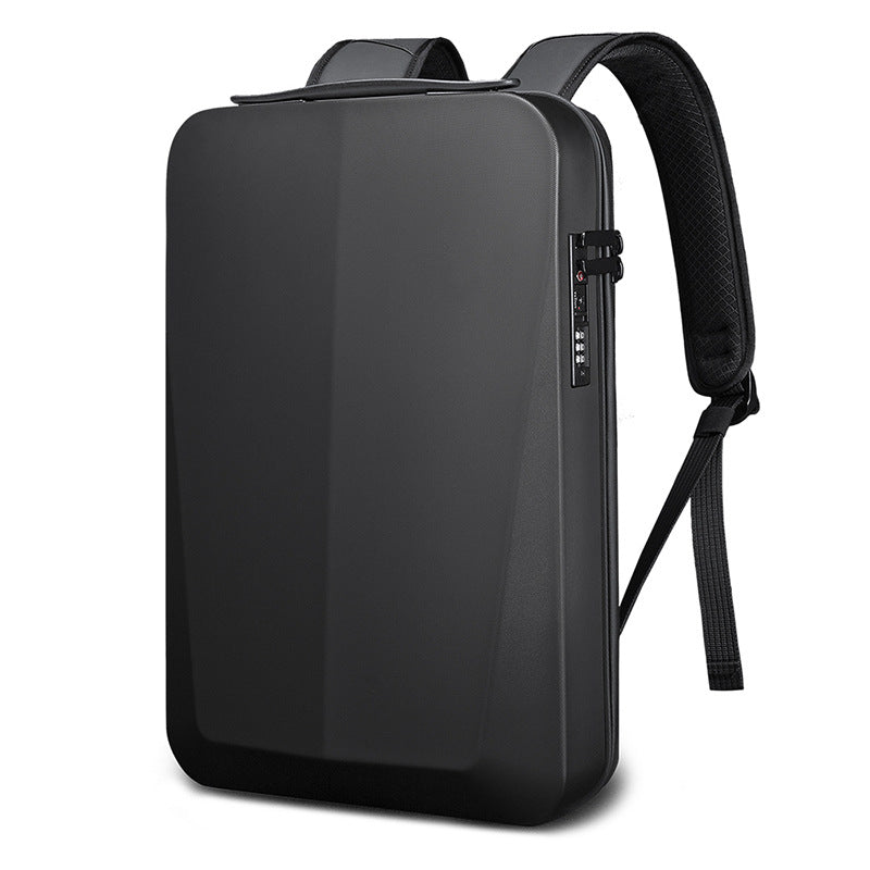 Business Laptop Backpack – Carbon Fiber Hard Case for Work & Commute