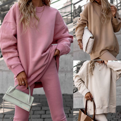 Women’s Off-Shoulder Long Sleeve Hoodie Set