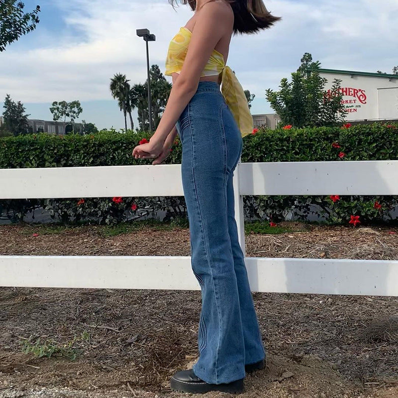 VANTA FlareFit Split-Line Jeans
